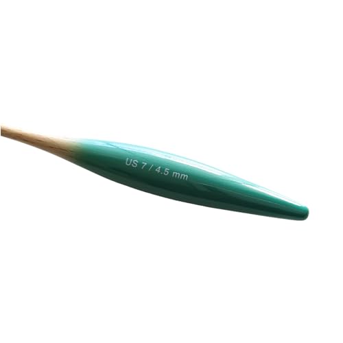 mindfulknits Premium Ergonomic Beech Wood Crochet Hook – Size US 7, 4.5mm – 15cm Length – Wooden Crochet Hook - Knitting & Crochet Supplies for Crafting Relaxation & Stress Relief (4.5mm) - size: 4.5mm