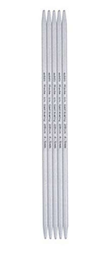 addi Aluminium Double Pointed Knitting Needles 6in (15cm) Size US 2 (3.00mm)