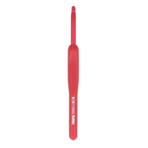 Tulip Etimo Red Crochet Hook Soft-Grip 5.5mm - 1pc - color: Red, size: 5.50mm