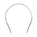 Stainless Steel Circular Knitting Needles 16 Inch / 40cm, US 6（4mm） - size: 16inch-US6-4mm