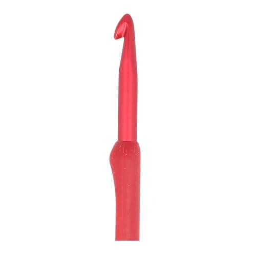 Tulip Etimo Red Crochet Hook Soft-Grip 6.5mm - 1pc - color: Red, size: 6.50mm