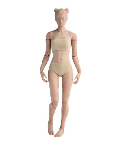 1/6 Scale Female Body,12inch Worldbox Super Flexible Joint Body Standard Version Pale Suntan Skin Articulated Body Doll Action Figure Body Collection (Light Suntan Skin) - color: Light Suntan Skin