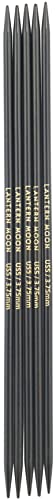 Lantern Moon Ebony Wood Double Pointed Needles 8" (20cm) | US Size 5 (3.75mm) - size: US 5 (3.75mm)