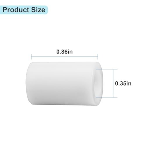 Ice Maker Auger Bushing Compatible with Opal Nugget Ice Maker 1.0 & 2.0 (6-Hole Extruder), Food-Grade Acetal Replacement Bushing to Fix Screeching Grinding Noise & Black Residue in Tank