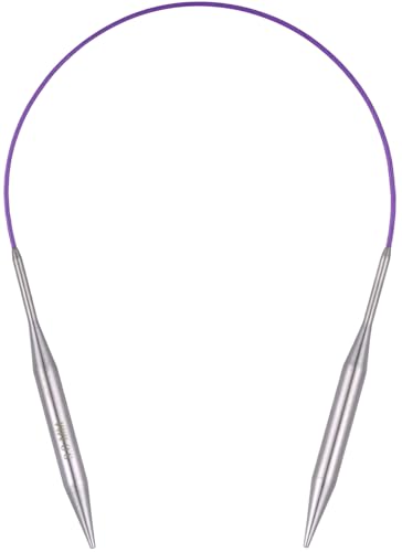 Circular Knitting Needles 16 inch (40cm) - US Size 13 (9mm) Stainless Steel Round Knitting Needles for Hats, Socks & Baby Booties - size: 16in/9mm(US13)
