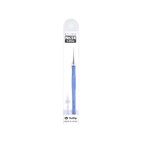 Tulip Etimo Crochet Hook Steel Soft Grip 0.50mm - 1pc - size: No. 14