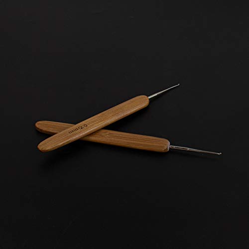 AUEAR, 3 Pack Dreadlock Crochet Hook Needles for Hair Tool Interlocking Sisterlocks Braid Craft Dread Locks 0.75 mm - color: 0.75 Mm, size: 3 Pack