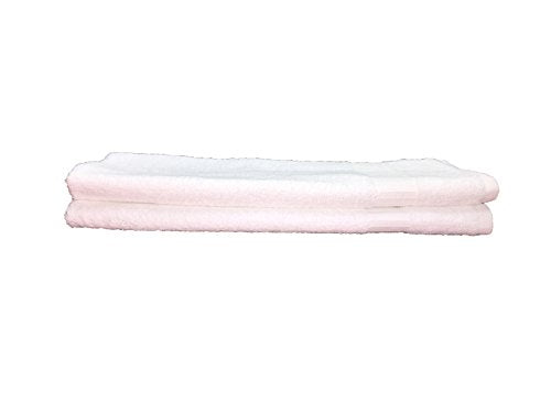 Optima Collection Silver Level 16" X 30" White Hand Towels, Set of 2, 100% Eco-Friendly Pre-Consumer Regenerated Cotton | Cotton towel collection for bath, hospitality, guest bathrooms and daily use - size: Set of 2, style: Silver Quality