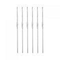 uxcell Stainless Steel Crochet Hook 1.1mm US Size 11 Knitting Needles for DIY Craft Yarn 6Pcs - size: 1.1mm