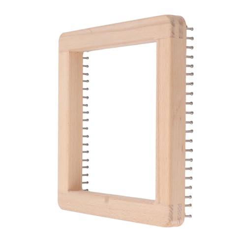 Mumusuki Handcrafted Knitting Looms Wooden, Blocking Board DIY Weaving Tool for Making Mats, Scarves, Hats, Headbands, Shawls, Blankets (L)