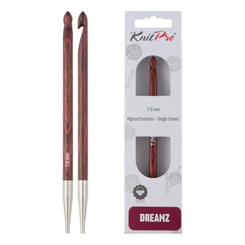 KnitPro Dreamz Afghan/Tunisian Crochet Hook | 7mm - size: 7.00 mm