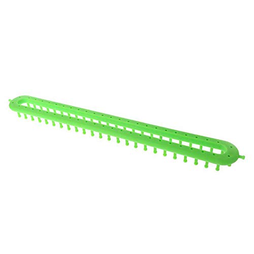 QUPA AM STORE Long Knitting Loom DIY Knitting Board Weaving Loom 47cm/18in for Scarf Sweater Blankets (L)