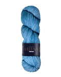 CIRCULO Veluna Yarn, Hand-Dyed Superwash Merino Wool, 100g / 382 Yards (350m), Fingering Weight, Premium Ultra Soft Luxury Fiber for Knitting & Crochet, Color 786 - Blue - color: 786 - Blue, style: 1-Pack