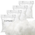 Woanger 2.2pound/ 35oz Polyester Polyfill Stuffing for Stuffed Animals Pillow Cushions Soft Cotton Poly Fiberfill Stuffing High Resilience Fiber for Couch Making Fluff Crafts Home Decors - size: 2.2 Pound/ 35oz
