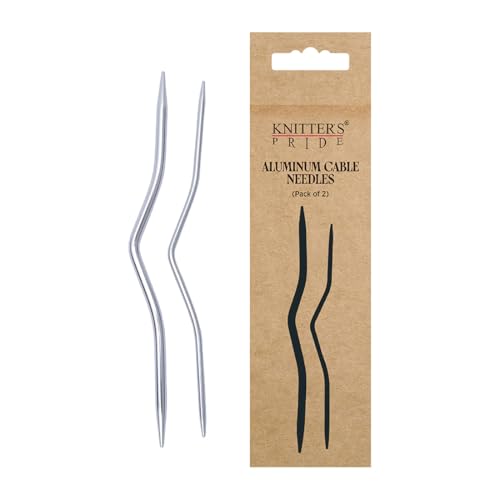 Knitter’s Pride Aluminum Cable Needles - Set of 2 (US 1.5 & US 6)