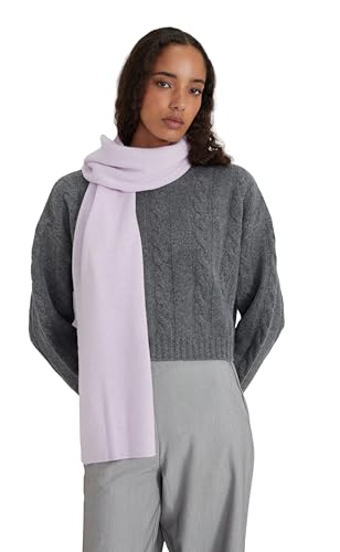 Cashmere Knitted Scarf for Women by Style Republic - color: Lavender