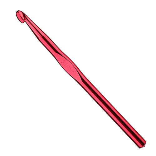 Iuuidu 8mm Aluminum Crochet Hook, Smooth Crochet Needles | Crochet Hooks for Arthritic Hands, Knitting Needles for Yarn Craft, Great Handmade DIY Present for Friends, Random Color - color: Aluminum Crochet Hook, size: 8.0mm