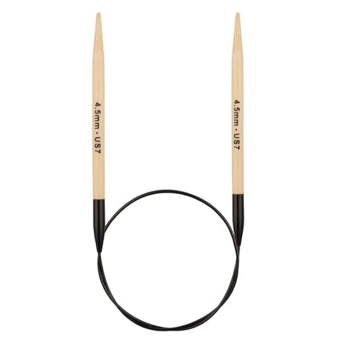 Knitter’s Pride Bamboo Luxe Fixed Circular Needle 24""(60cm) - US 7(4.5mm) - size: 4.50mm