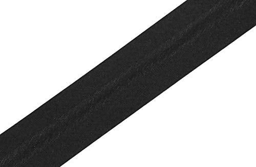 Mandala Crafts 55 Yds 1/2 Inch Black Double Fold Bias Tape for Sewing (Pack of 3) - color: Black, size: 1/2 Inch 55 Yards (Pack of 3)