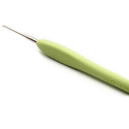 Clover 1220 Amour Steel Crochet Hook No. 0, 1.75mm - size: No. 0 / 1.75 mm