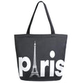 Chic Funny Cute Pattern Big Handle Extra Large Shoulder Tote Bag for Beach Travel Weekender Gym Grocery Shopping - style: #Eiffel Tower