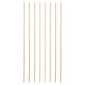 HARFINGTON 8Pcs Bamboo Knitting Needles Double Pointed Size US 1.5(2.5mm) Carbonized 10 Inch(25cm) Straight for Handmade Creative DIY Knitting Craft Yarn - size: US 1.5(2.5mm)
