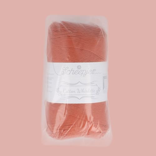 Scheepjes Cotton Whirlette Yarn, 100g – 802 Pumpkin, 100% Cotton - color: Bruin