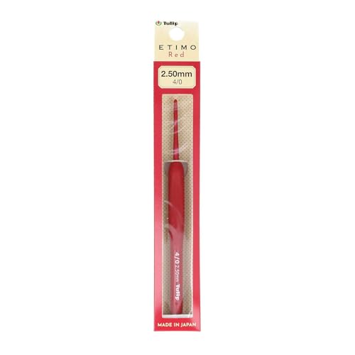 Tulip Crochet Hook, Red, 2.5mm - color: Red, size: 2.5mm