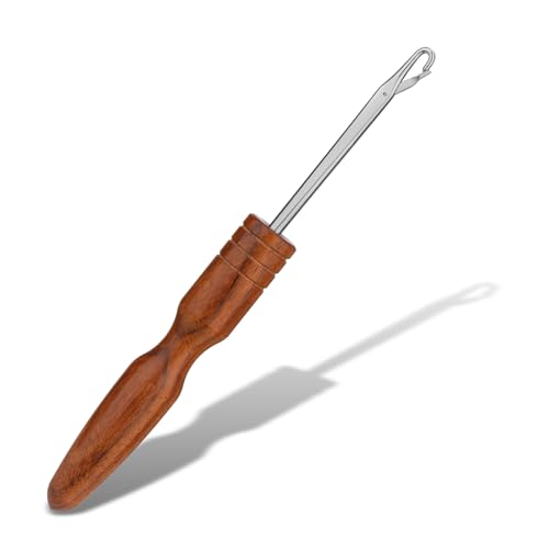 Giwrmu Latch Hook Tool, Straight Latch Hooks, Rug Hook (Type 3) | Crochet Needle for Hair, Hair Crochet Hook, Crochet Rug, Micro Braids, Hair Extension, Carpet Crafts - color: Type 3, size: Straight Hook