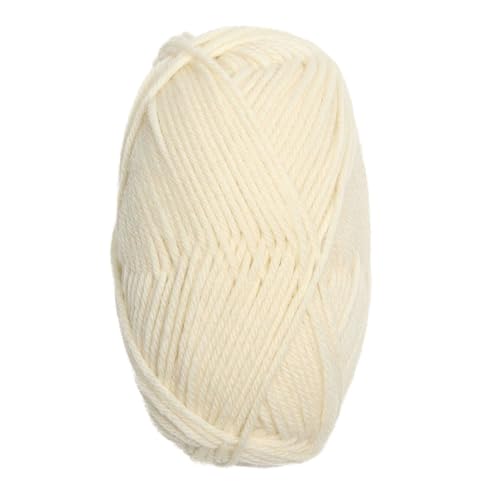 100% Superwash Wool Yarn 3 Skeins 150g DK Weight Knitting Crochet J. White | Sourced from Peru for breathable warmth and 327yd total length per 150g pack ideal for soft baby garments hats and sweater - color: Jasmine White
