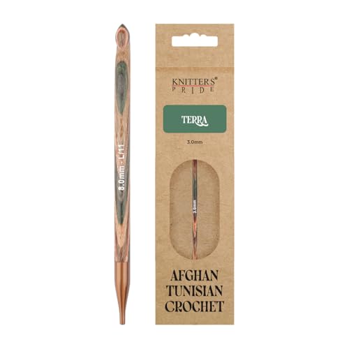 Knitter’s Pride Terra Afghan/Tunisian Crochet Hook - US L(8mm) - size: 8.00mm