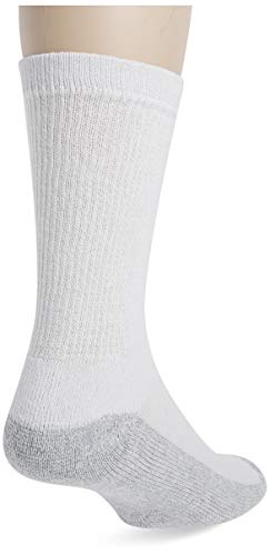Fruit Of The Loom Men's 6 Pack Cushioned Crew Socks