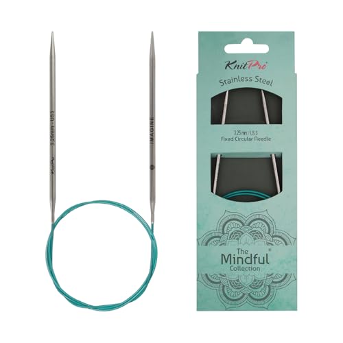 KnitPro The Mindful Collection Fixed Circular Needles 16" (40cm) | US Size 3 (3.25mm) - size: US 3 (3.35mm)