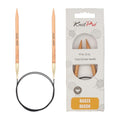 KnitPro Basix Beech Fixed Circular Needles 60" (150cm) | US Size 10.5 (6.5mm) - size: US 10.5 (6.5mm)