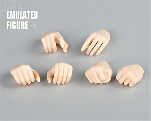 1/6 Scale Female Figure Body, 12inch Pale Skin Large Bust Flexible Doll | 1:6 Scale Female Body,Half-Seamless,Articulated Action Figure with Replacement Hands for Custom Painting Photography Display - color: Pale Skin-large Bust
