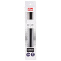 Prym 8" Ergonomic Double Point Knitting Needles, Carbon, US 0 (2mm) - size: US 0 (2 mm)