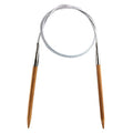 Weabetfu Bamboo Circular Knitting Needle,32-inch Length for Handmade Creative DIY and Any Weave Yarn Projects,US Size 10(6mm) - size: US 10(6mm)