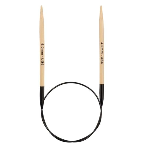 Knitter’s Pride Bamboo Luxe Fixed Circular Needle 32""(80cm) - US 6(4mm) - size: 4.00mm