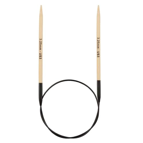 Knitter’s Pride Bamboo Luxe Fixed Circular Needle 24""(60cm) - US 3(3.25mm) - size: 3.25mm