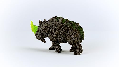 Schleich Eldrador - Battle Rhino Toy Figurine - Kids Ages 7+ | 70157 | Monster Figurine, Battle Creature Toy for Boys 7+, Fantasy Beast, Action Figure Gifts, Screen-Free Imaginative Pretend Play - style: Battle Rhino