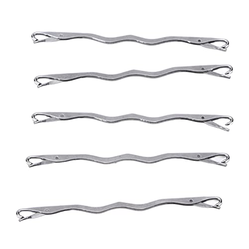 Kooingtech 5PCS Double Ended Latch Hook Tool Knitting Hook Stainless Steel | Knitting Machine Needles for Hosiery Repair or Parts Replacement