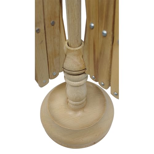 Hand Operated Yarn Ball Winder | Swift, Yarn, Wool, and String Holder| Knitting & Crochet Accessories Galaxy Indiacraft - color: Natural Beechwood Swift