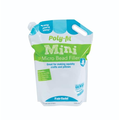 Fairfield Poly-Fil Mini Micro Bead Filler, 8 Liters
