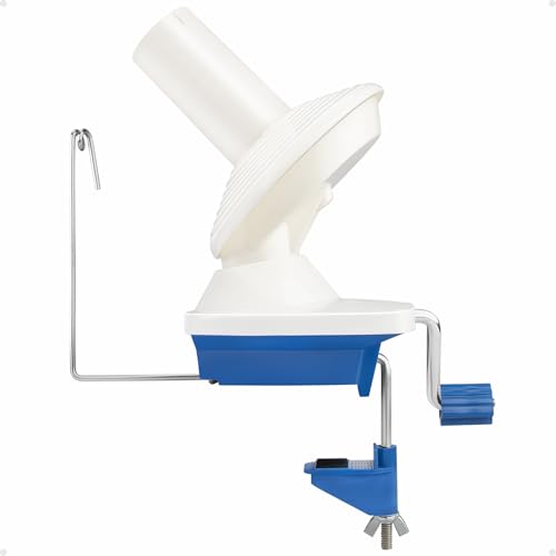Adhafera Yarn Winder, Ball Winder for Crocheting, Yarn Spinner for Knitting | 4oz, Durable ABS Plastic, Manual, Easy to Use, Quick Install, Protable, The Helper for Yarn Collection Lovers - color: Yarn Winder