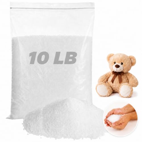 Acrux7 10 LB Polypropylene Pellets Weighted Stuffing Beads | for stuffed animals, dolls, weighted blankets and crafts, bean bag filler beads