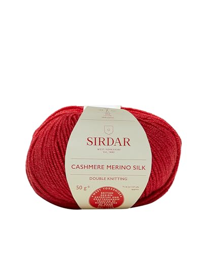 Sirdar Cashmere Merino Silk DK 404 Riding Red - color: Riding Red (# 404)