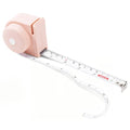 2 in 1 Tape Measure, 60in/1.5m Retractable Measuring Tape with Soft Body Measuring Tape, Dual Sided Inch & Metric, Waist Tape Measure for Body, Sewing, Tailor, Craft, Home - color: pink