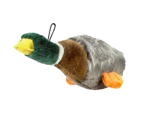 PUREPET Toys for Big Dogs Plush Waterfowl Birds with Squeakers Soft Fun! (14 inch Mallard) - size: 14 inch Mallard