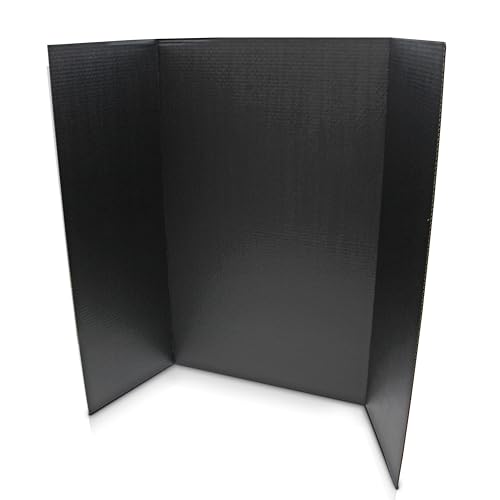 Flipside Products 36” x 48” Project Boards for Presentations, Science Fair, School Projects, Event Displays and Trifold Picture Board, Proudly Made in USA - Assorted Colors - 10 Pack - color: Assorted, size: 10 Pack