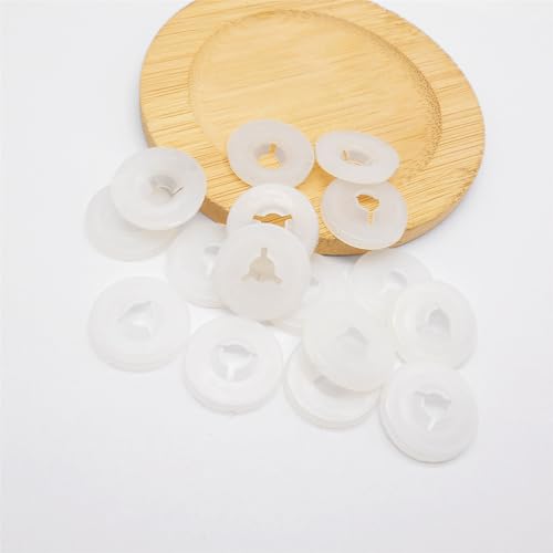 JJGQAZ 60pcs 12mm 20mm 25mm Safety Eyes Washers for Stuffed Animals Plastic Craft Eyes Backs for Crochet Amigurumi Plush Animals (M-19.5MM) - color: M-19.5MM